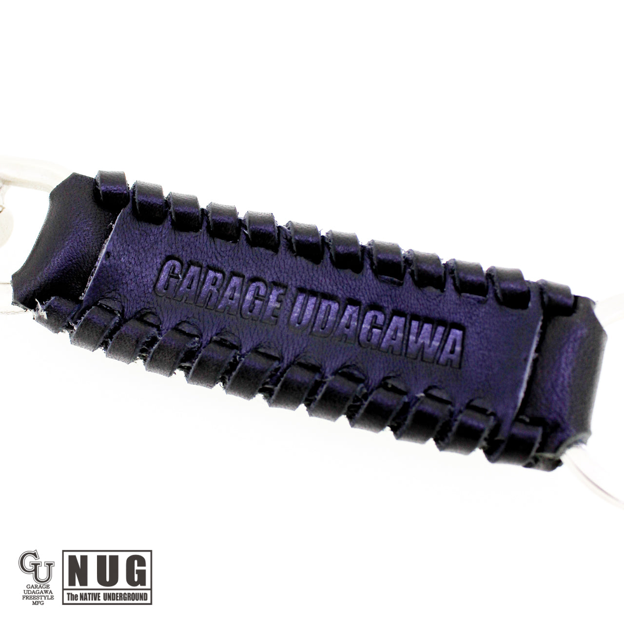 ピラミッドスタッズ キーホルダー(ニッケル)