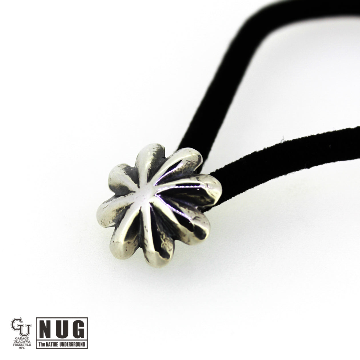 シルバー ハンドメイド コンチョヘアゴム #8