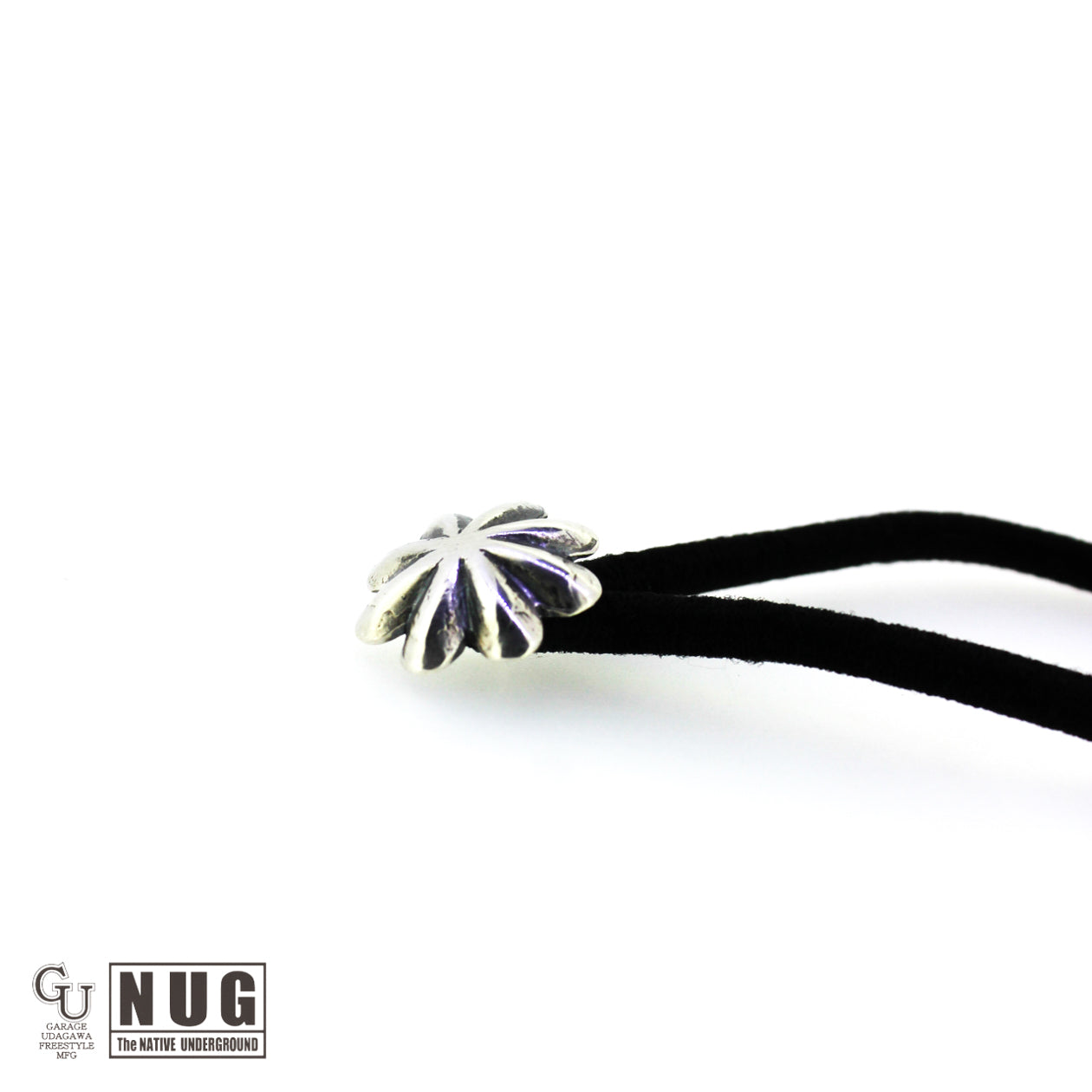 シルバー ハンドメイド コンチョヘアゴム #8