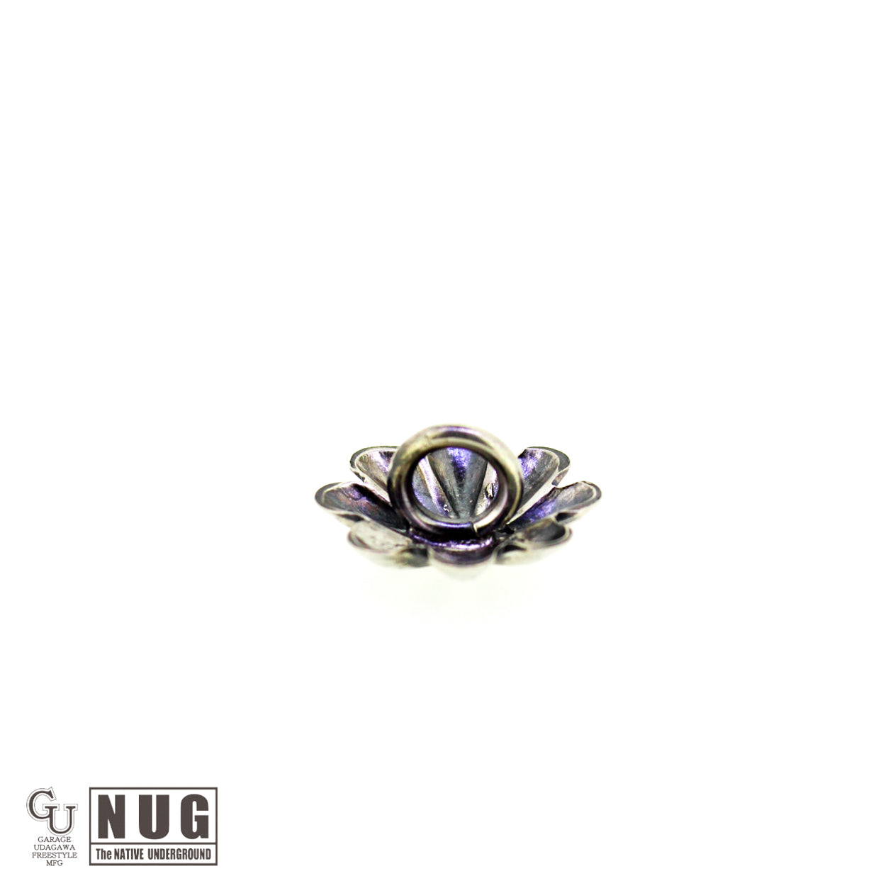 シルバー ハンドメイド コンチョヘアゴム #8