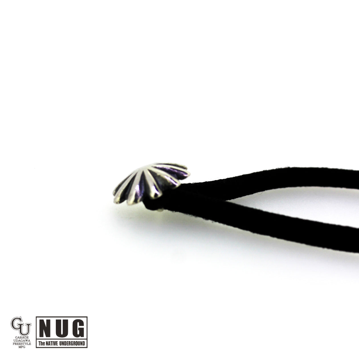 シルバー ハンドメイド コンチョヘアゴム #9