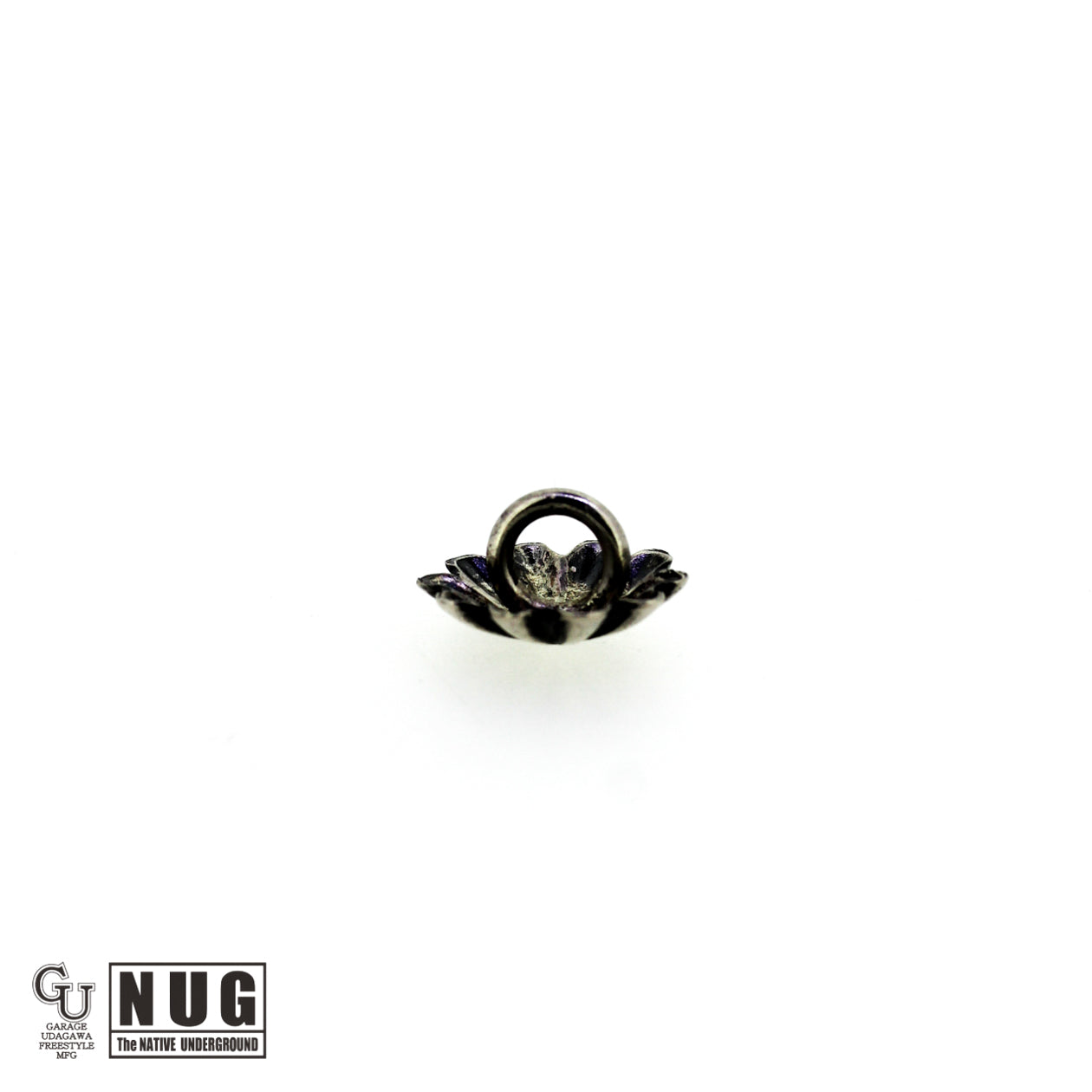 シルバー ハンドメイド コンチョヘアゴム #9