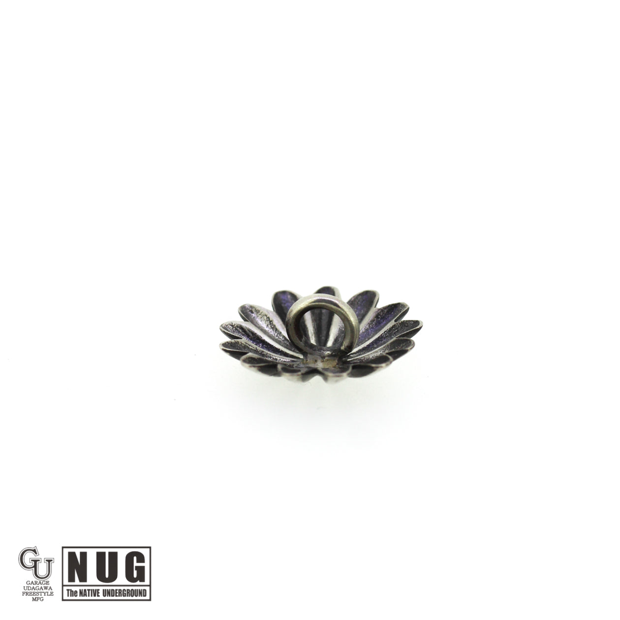 シルバー ハンドメイド コンチョヘアゴム #13