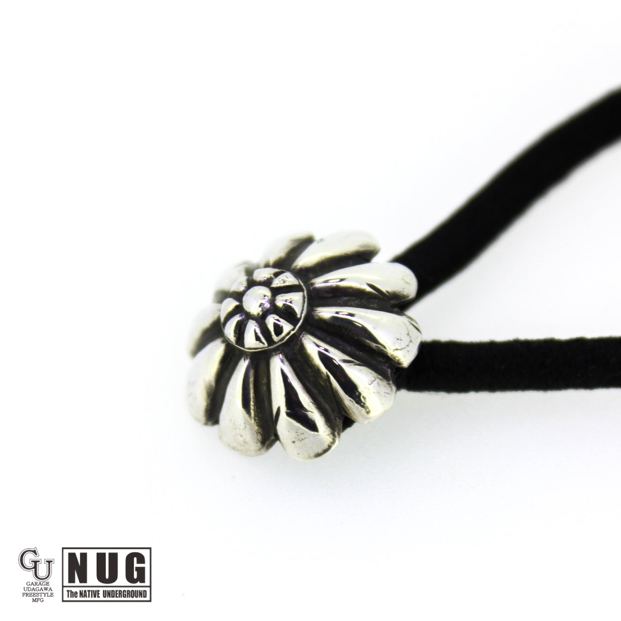 シルバー ハンドメイド コンチョヘアゴム #15 ハイドーム