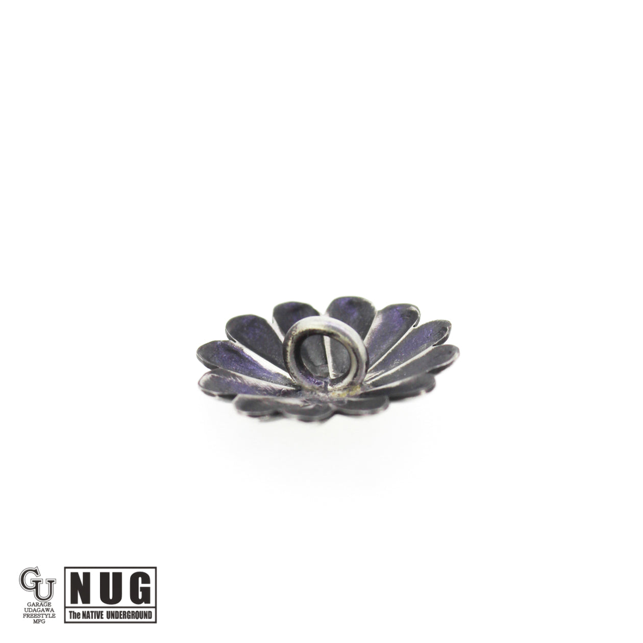 シルバー ハンドメイド コンチョヘアゴム #16