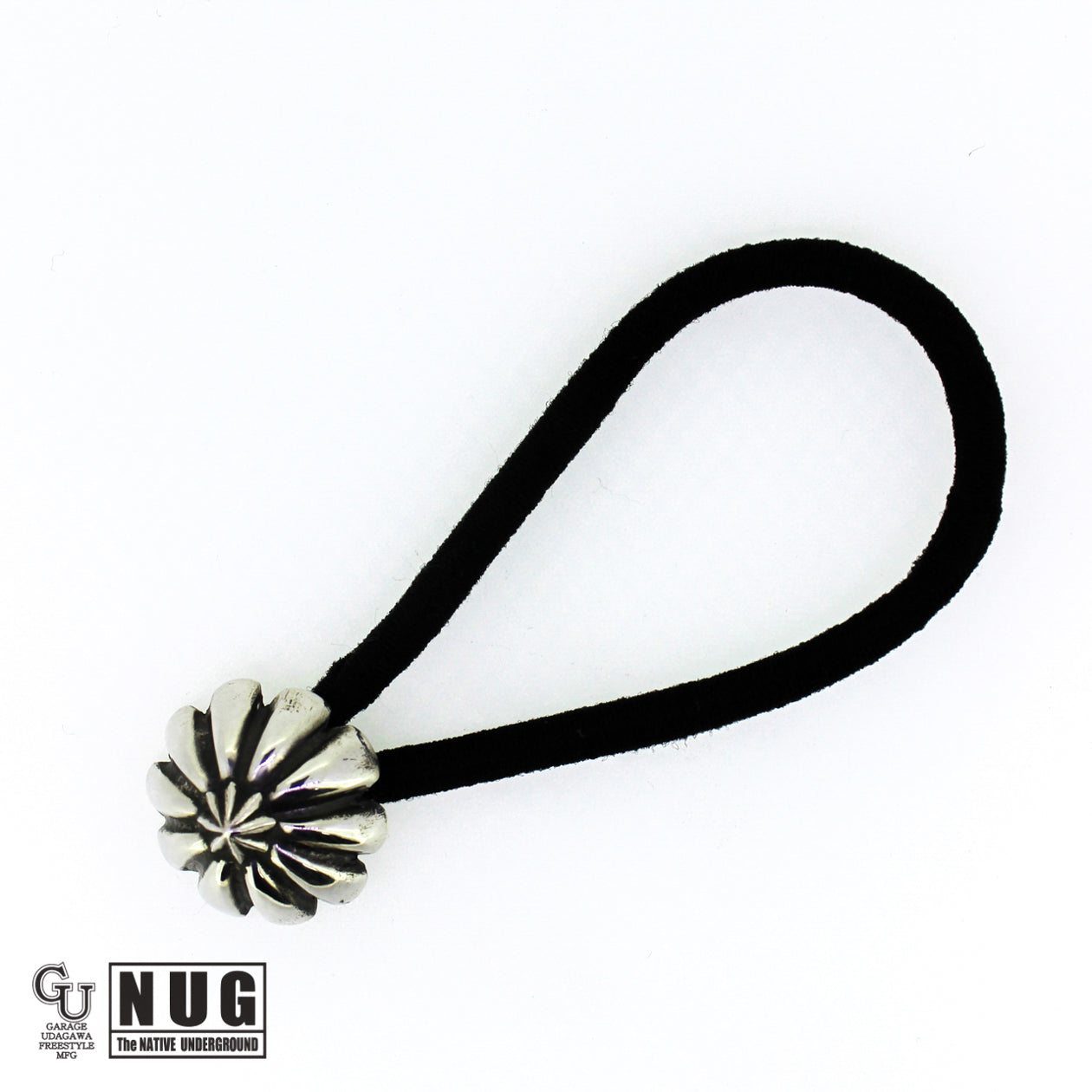 シルバー ハンドメイド コンチョヘアゴム #17