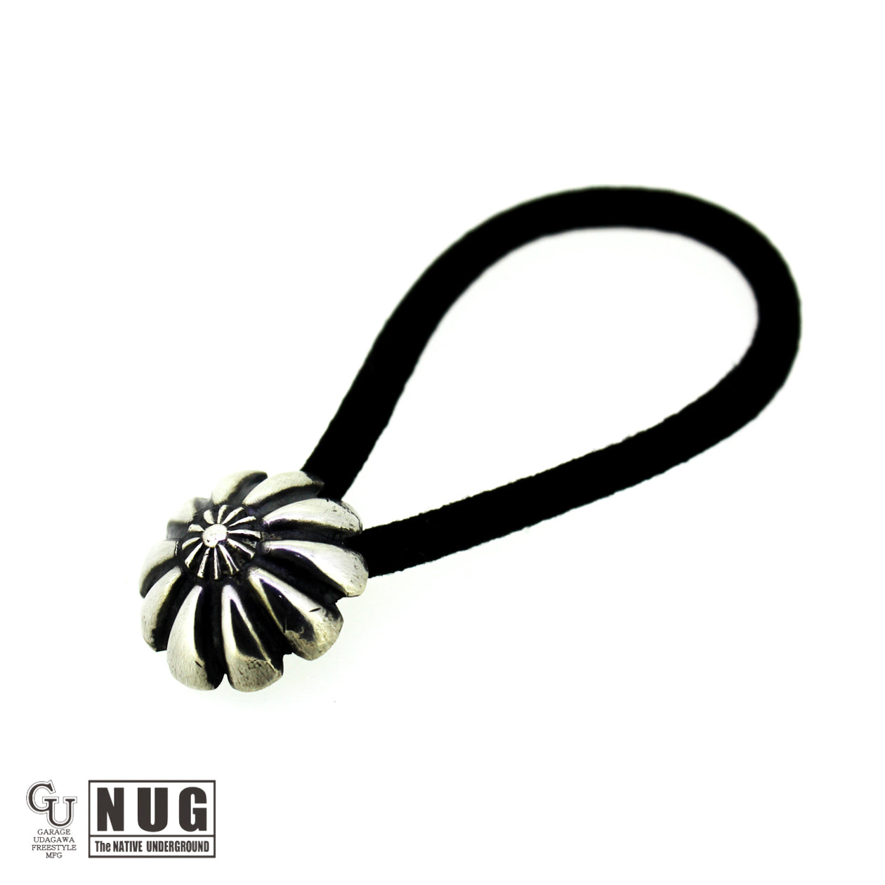 シルバー ハンドメイド コンチョヘアゴム ハイドーム #21