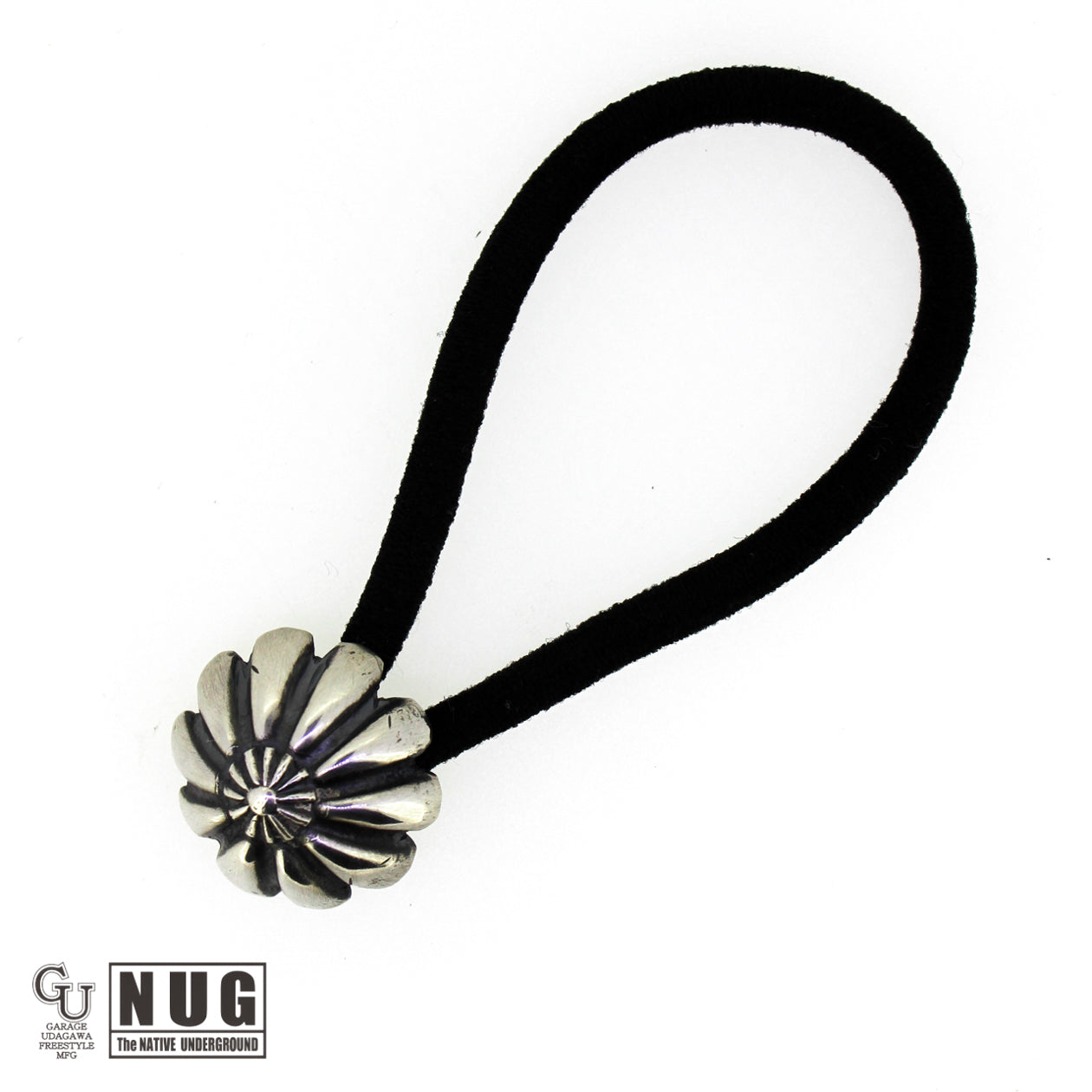 シルバー ハンドメイド コンチョヘアゴム ハイドーム #21