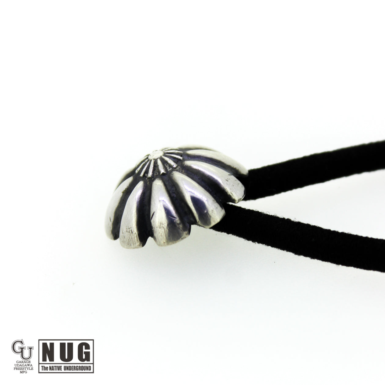 シルバー ハンドメイド コンチョヘアゴム ハイドーム #21