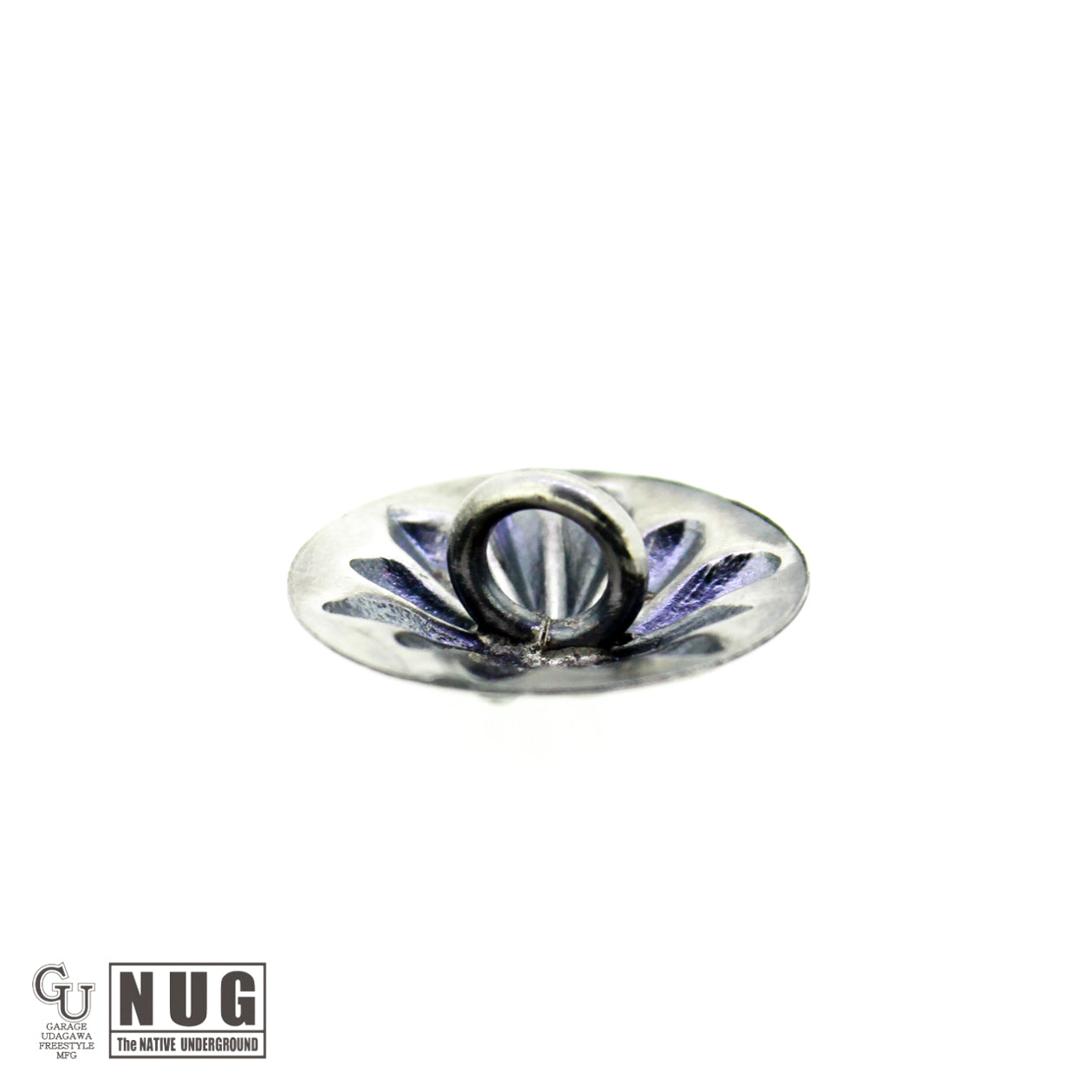 シルバー ハンドメイド コンチョヘアゴム #22