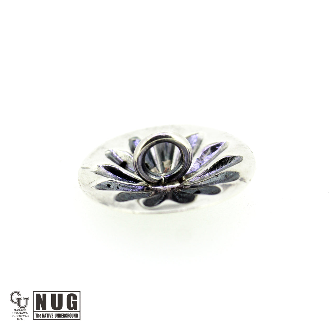 シルバー ハンドメイド コンチョヘアゴム #23