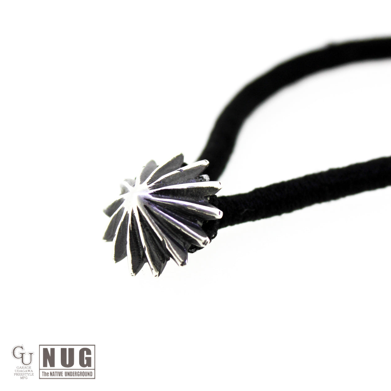 シルバー ハンドメイド コンチョヘアゴム #24