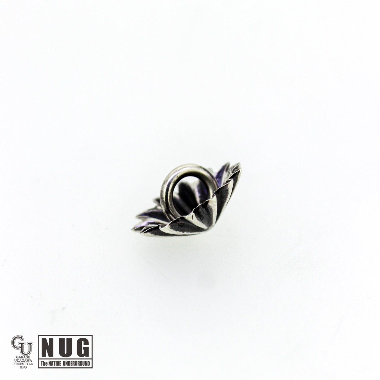 シルバー ハンドメイド コンチョヘアゴム #24