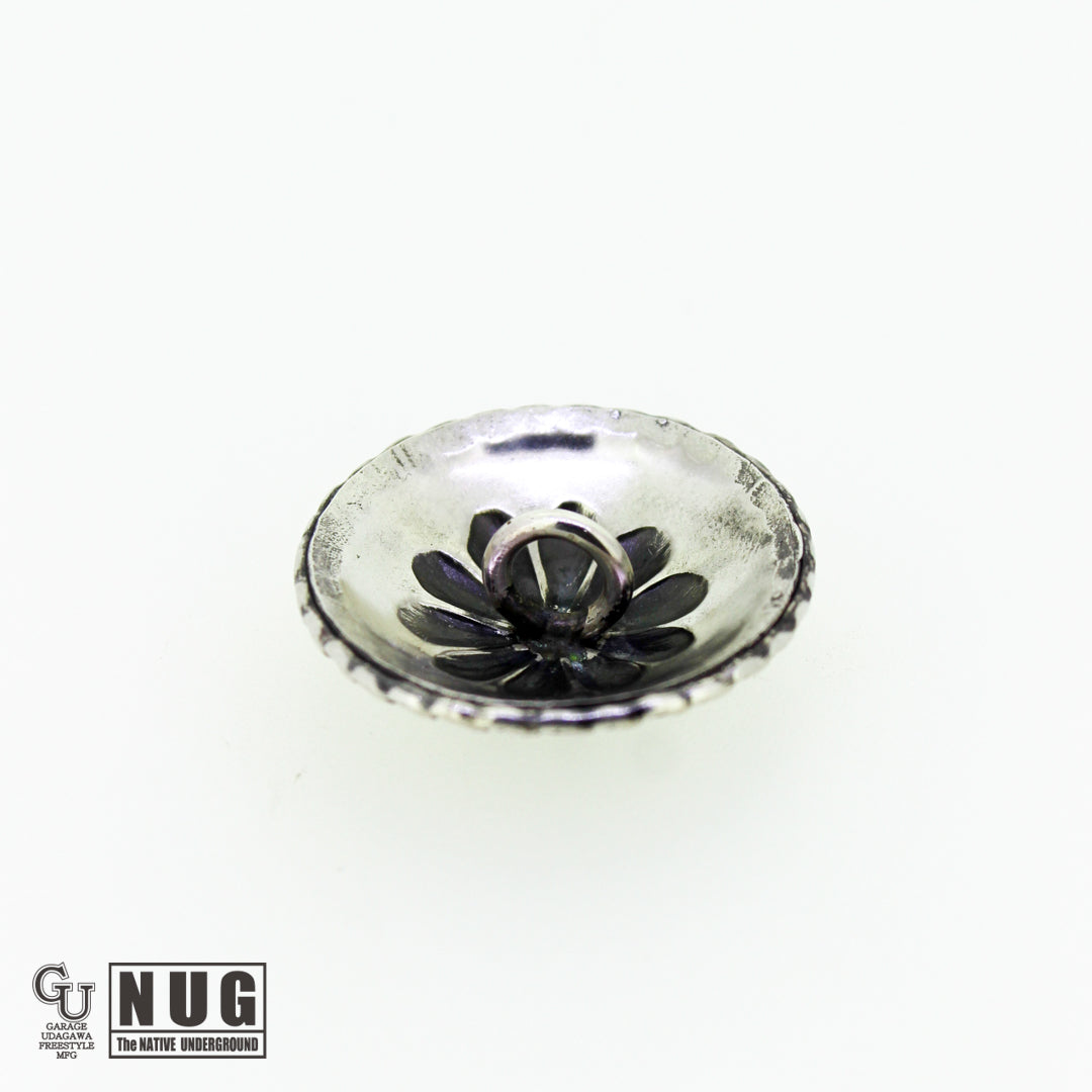 シルバー ハンドメイド コンチョヘアゴム #27