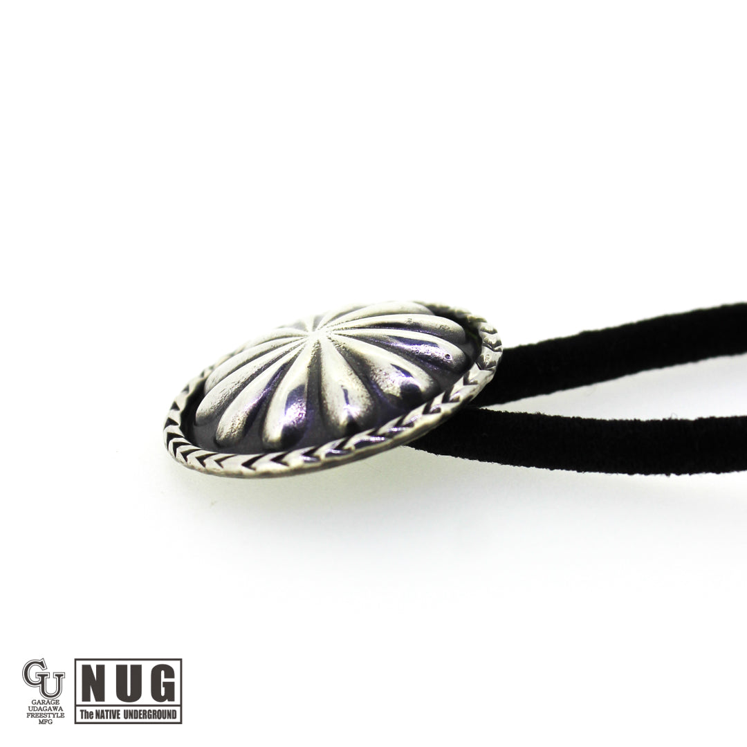 シルバー ハンドメイド コンチョヘアゴム #28