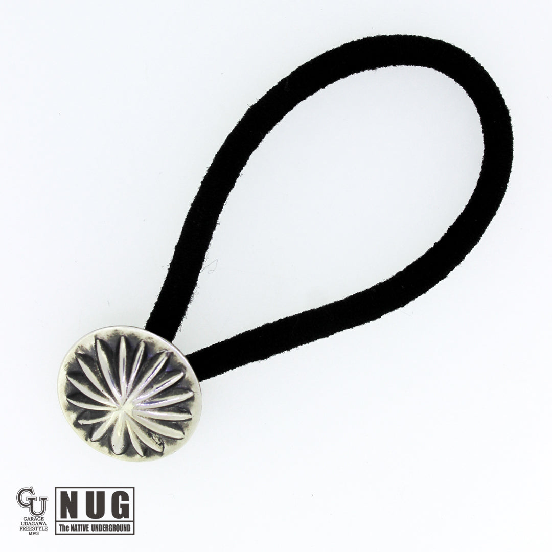 シルバー ハンドメイド コンチョヘアゴム #29