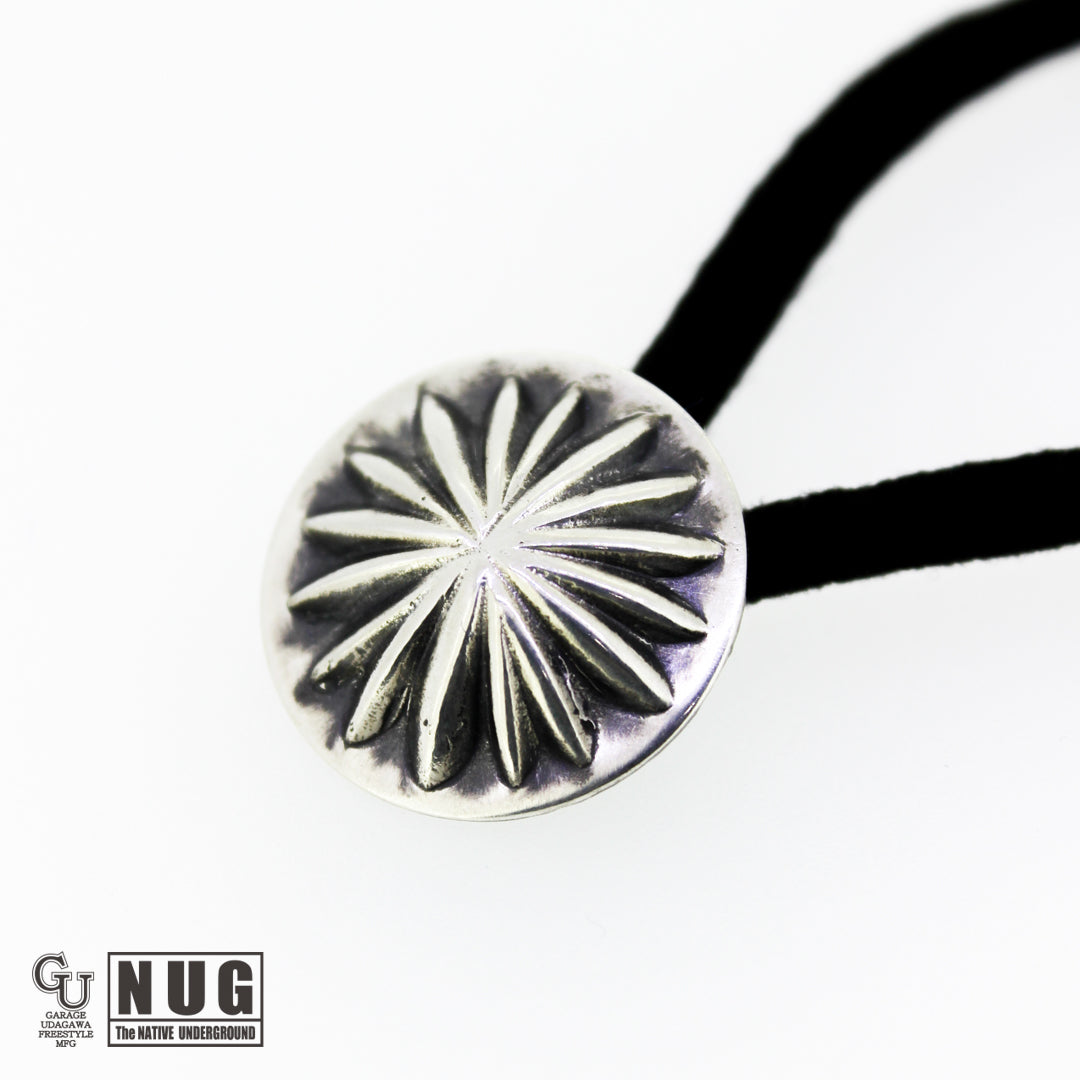 シルバー ハンドメイド コンチョヘアゴム #29