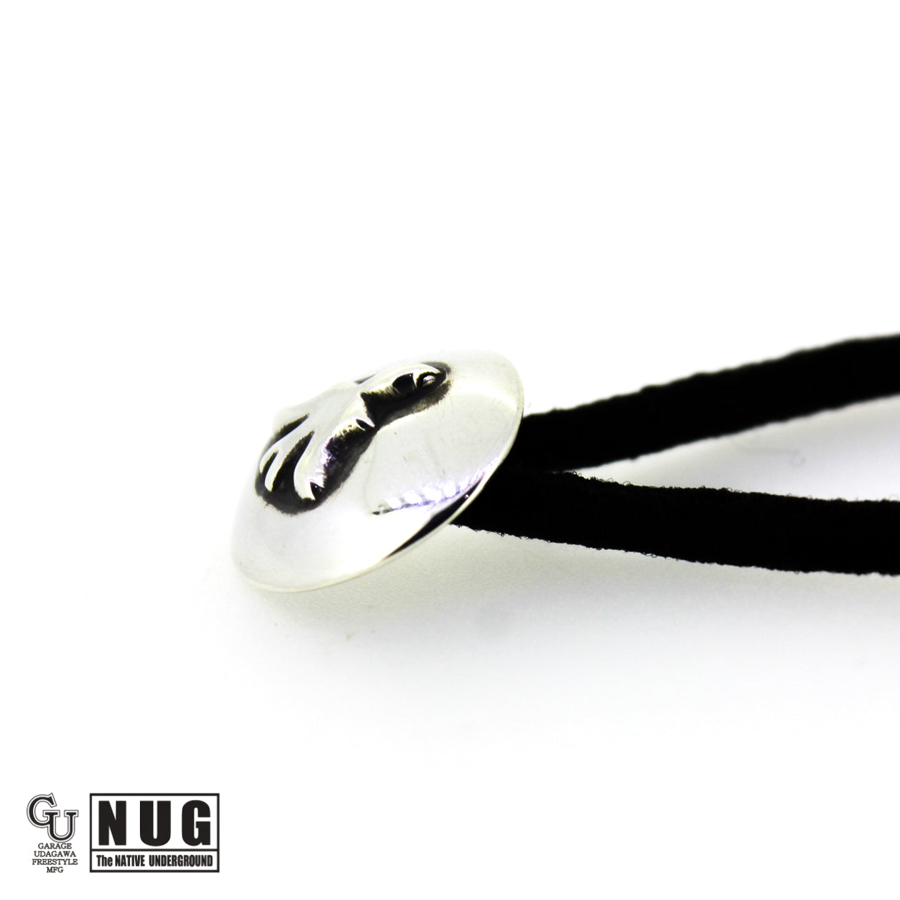 シルバー ハンドメイド コンチョヘアゴム #30 サンダーバード