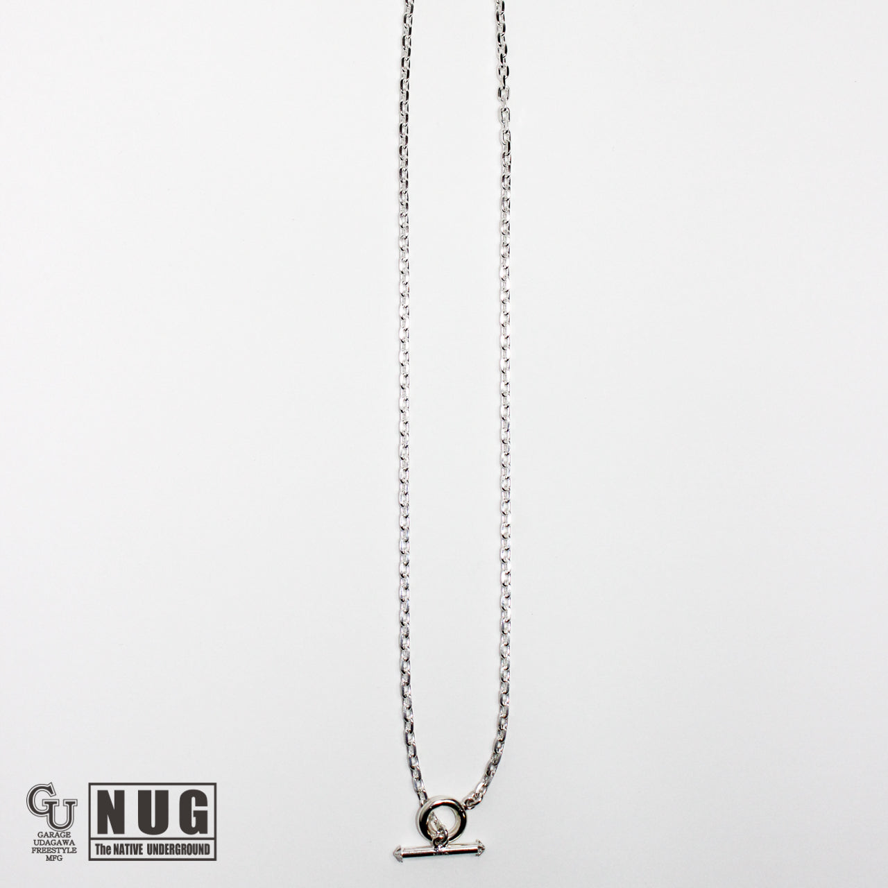 フェザー マンテル シルバーケーブルチェーン 50cm 4面カット Ssize カラ ー:SV(W)