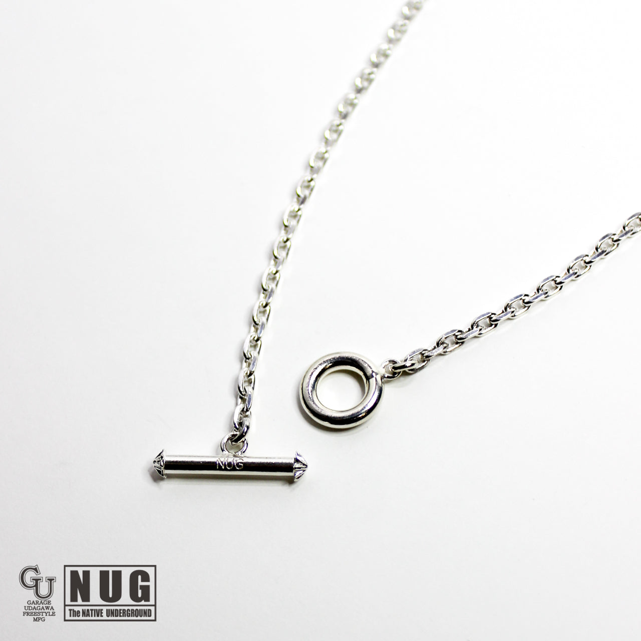 フェザー マンテル シルバーケーブルチェーン 50cm 4面カット Ssize カラ ー:SV(W)