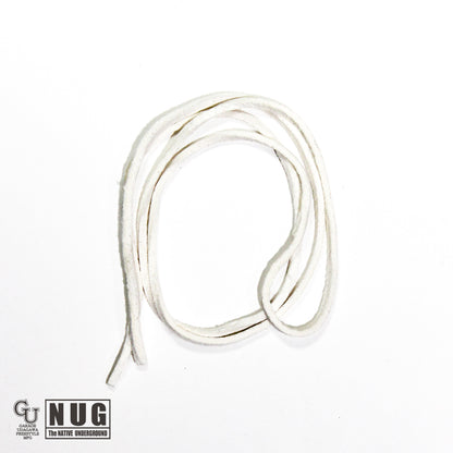 鹿革紐 ディアスキンレース 3本セット（黒、白、キャメル）