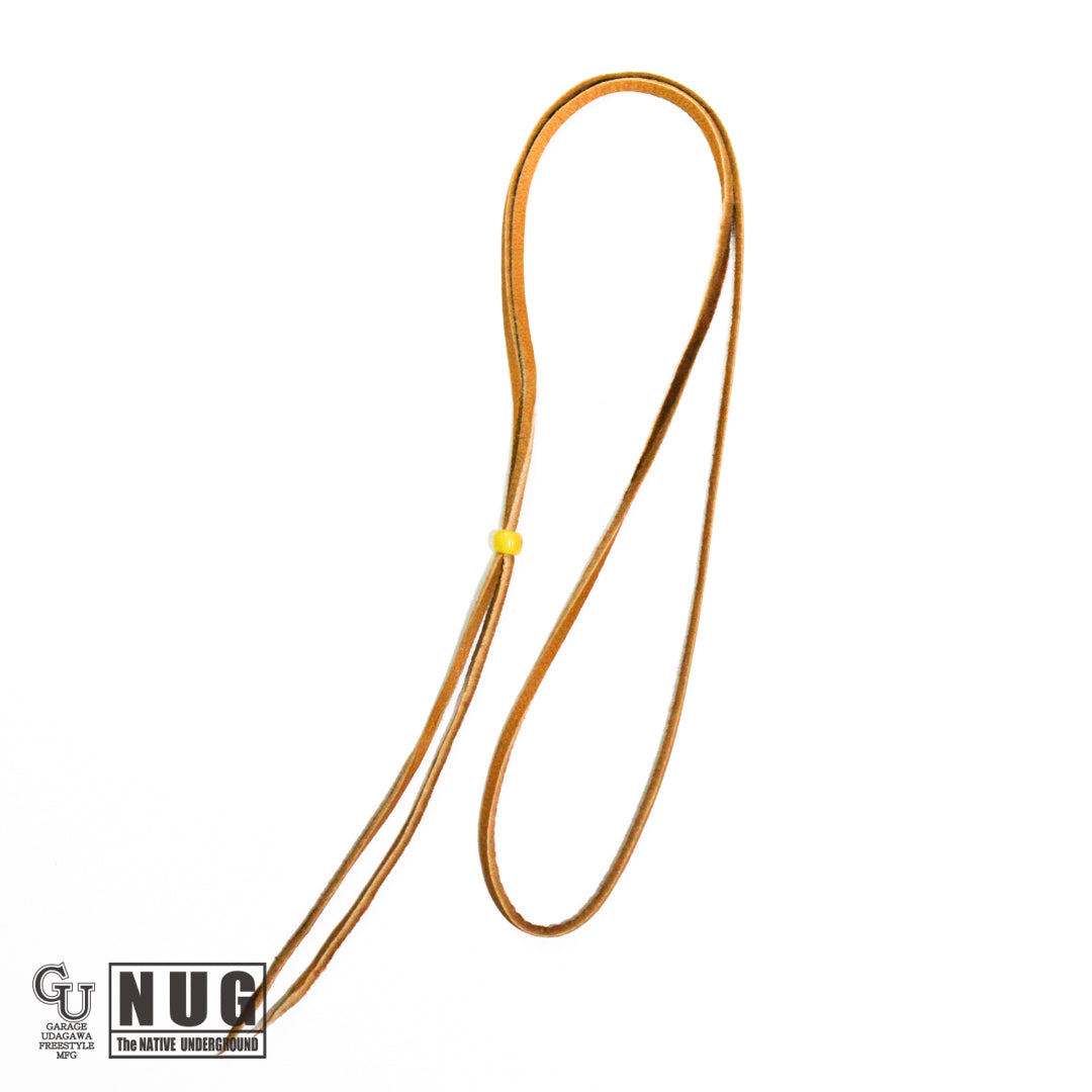 鹿革紐 ディアスキンレース 3本セット（黒、白、キャメル）