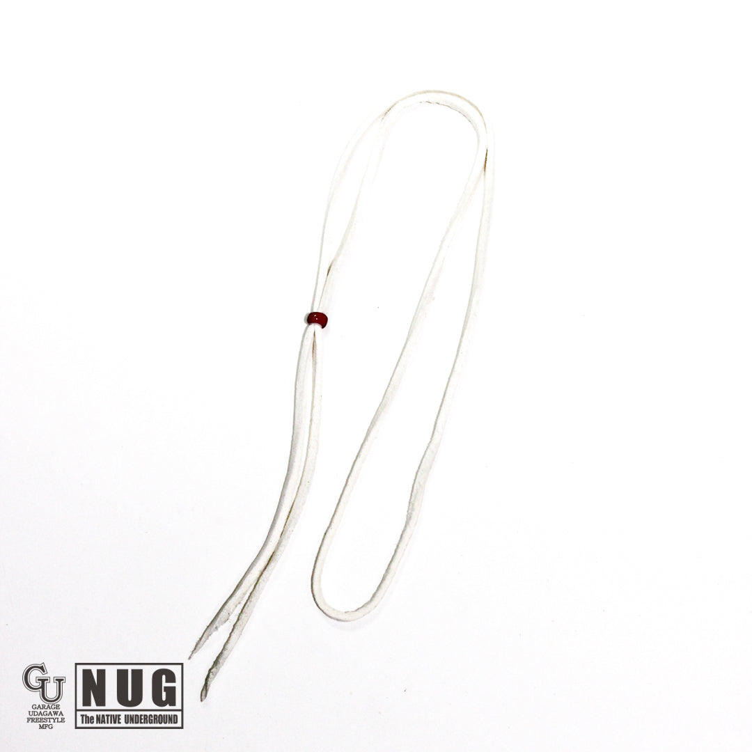 鹿革紐 ディアスキンレース 3本セット（黒、白、キャメル）