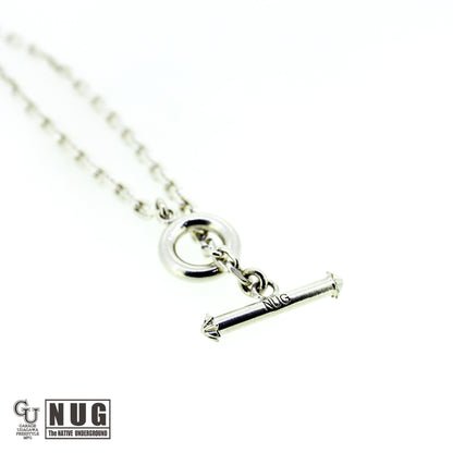 カービングフェザー Msize マンテル ケーブルチェーンネックレス 4面カット 50cm Φ1.0mm