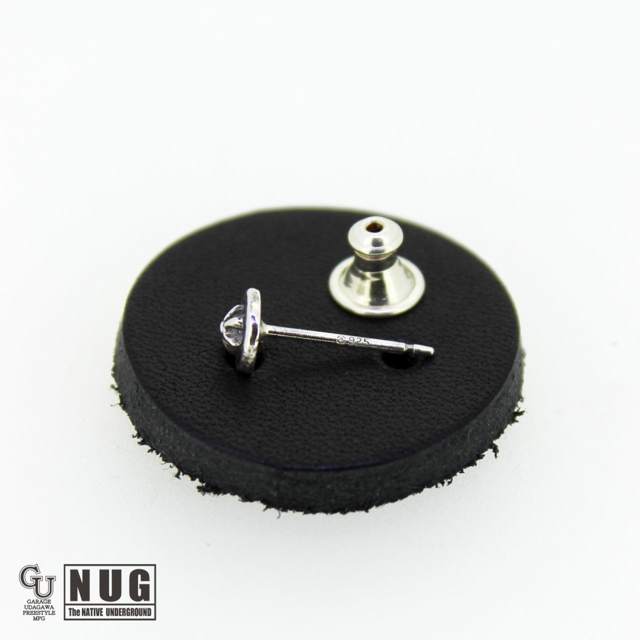 ハンドメイド ショットプレートピアス #7