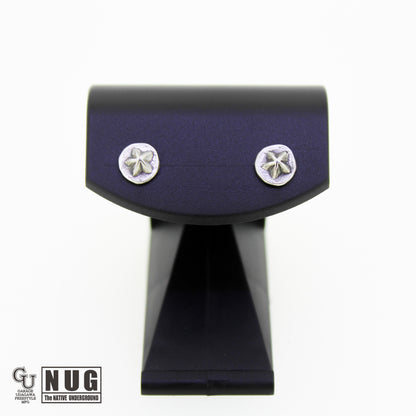 ハンドメイド ショットプレートピアス #8