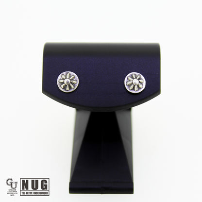 ハンドメイド ショットプレートピアス #9