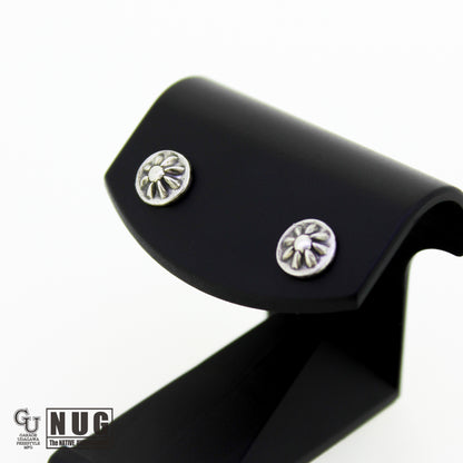 ハンドメイド ショットプレートピアス #9