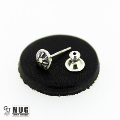 ハンドメイド ショットプレートピアス #9