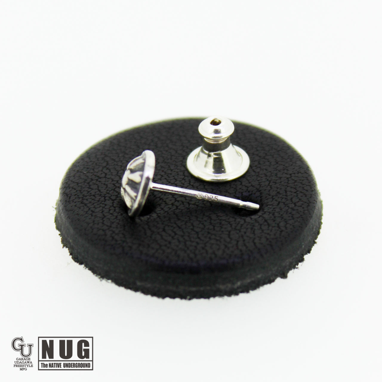 ハンドメイド ショットプレートピアス #9
