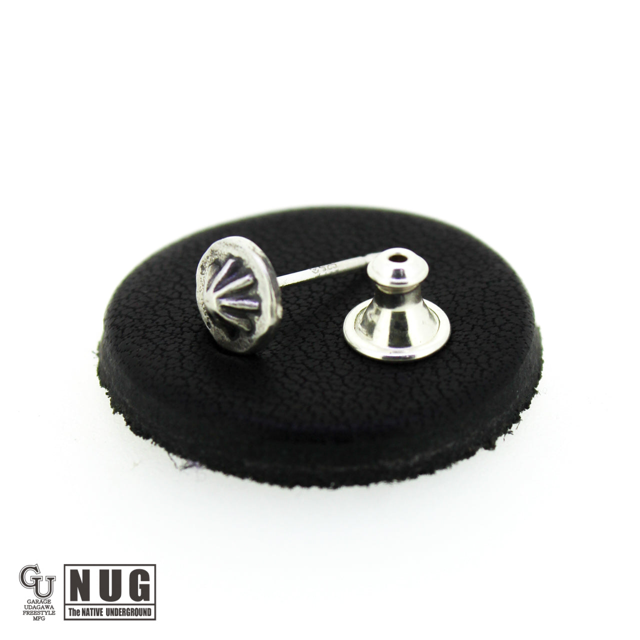 ハンドメイド ショットプレートピアス #10