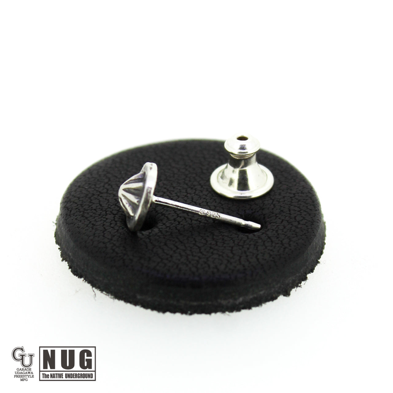 ハンドメイド ショットプレートピアス #10