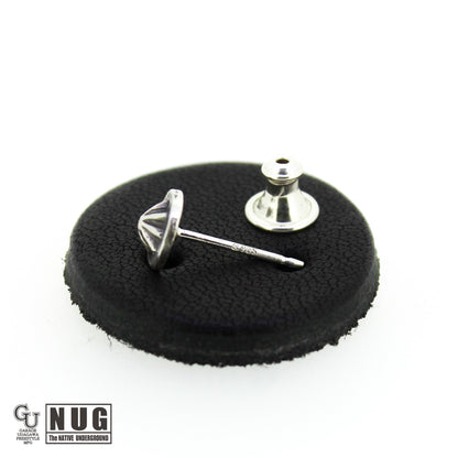 ハンドメイド ショットプレートピアス #10