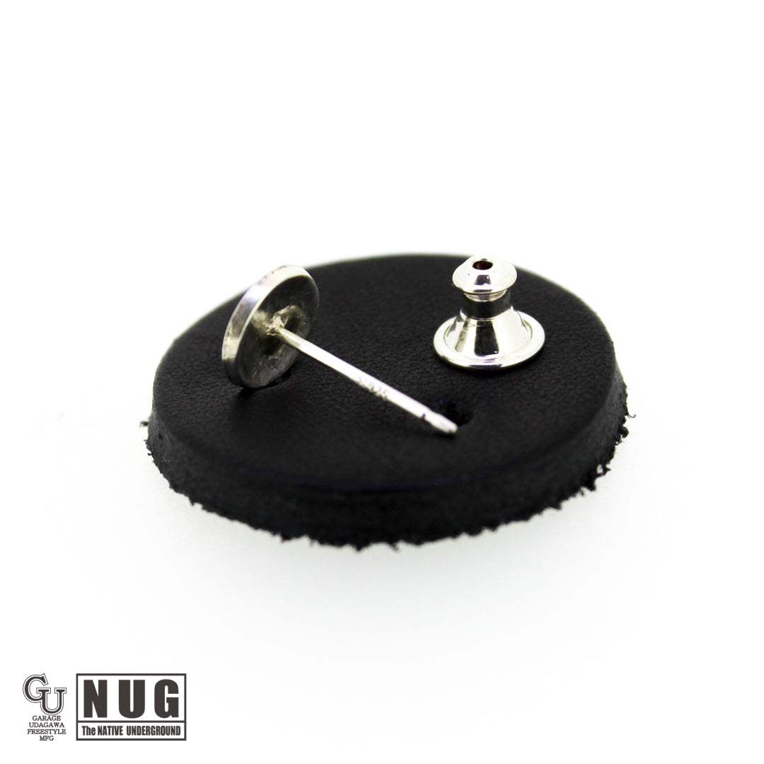 ハンドメイド スタンピングピアス #11